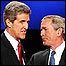 John Kerry e George W. Bush