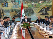 نوری مالکی و اعضای دولت