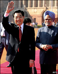Hu Jintao ve Manmohan Singh