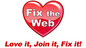 The Fix The Web logo