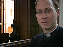 Revd James Mustard in St Peter Mancroft church