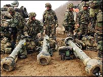 Güney Kore'deki Amerikan askerleri