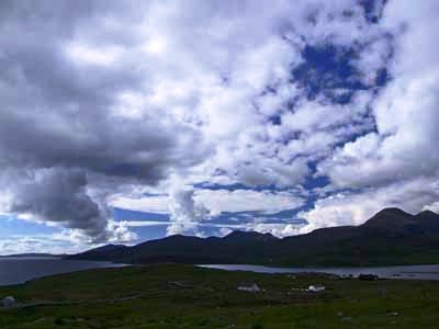 Harris Hills appear to erupt plumes of volcanic cloud
