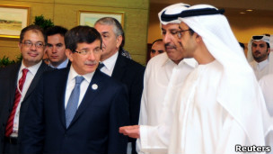 وزیران خارجه امارات، قطر و ترکیه