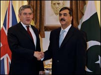 Британський прем"єр-міністр Гордон Браун в Ісламабаді