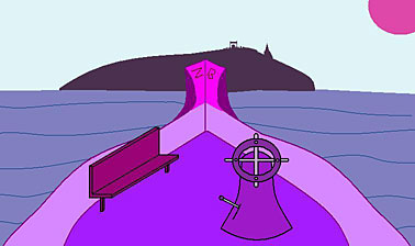 Speedboat on Damogran - by Andrew Rushton