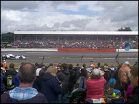 Racing at Donington Park