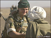 سرباز بريتانيايی در افغانستان