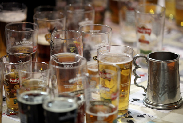 Glasses of beer. Getty Images