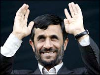 O presidente do Irã, Mahmoud Ahmadinejad