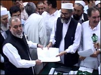 سراج الحق اور ملک ظفر اعظم