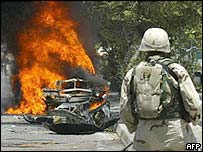 Americký voják v Iráku