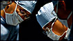 Doctors performing an operation