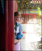 Colletta and Jo at the Forbidden City