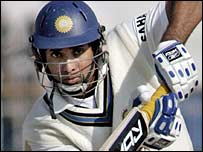 لکشمن پہلے ٹیسٹ میں پہلی گیند پر آؤٹ ہو گئے تھے