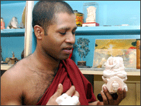 There were some damage to the temple