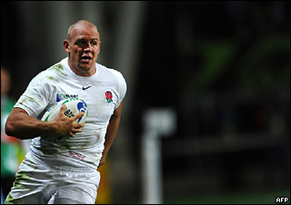 Mike Tindall, subcapitán del seleccionado inglés de rugby