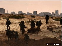 Tropas israelenses na Faixa de Gaza