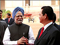 Thủ tướng Việt Nam và thủ tướng Ấn Độ Manmohan Singh
