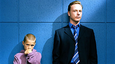 Russell (Harry Eden) and Matthew (Ben Daniels)