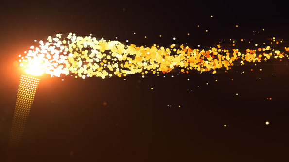 Still from BBC torch relay trail