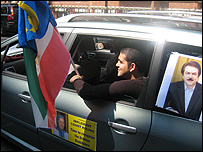 کاروان مجاهدین خلق در لندن