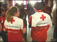 Voluntários da Cruz Vermelha