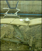 The home dressing room at Hillsborough