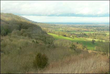 View from Ragged Stone Hill in the Malverns