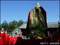 Kỷ niệm ngày sinh lần thứ 2558 của Khổng Tử hôm 28/9/2007 ở Trung Quốc