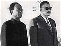 Nkrumah and Nasser, image from 'Al Ahram weekly online'