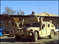 یک گشتی امنیتی نیروهای خارجی در فراه (عکس از آرشیو)