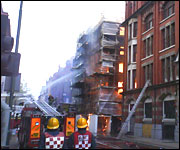 Firefighters in Manchester