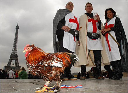 England fans in Paris