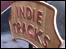 Indietracks sign