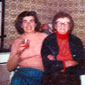 Peter's sister Peggy and their mum Mary