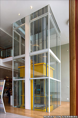 JCB lift at Royal Festival Hall