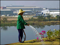 Banyak pabrik ditutup di Thailand