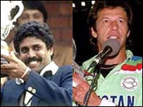 कपिल देव और इमरान ख़ान