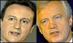 David Cameron and David Davis