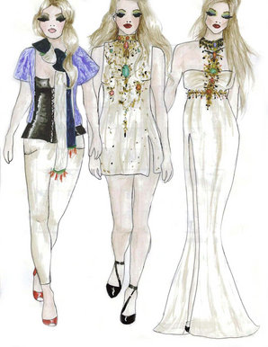 a selection of sketches