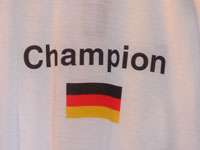 The Germans have already printed their winning t-shirts