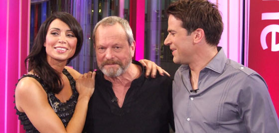 Christine and Gethin with Terry Gilliam