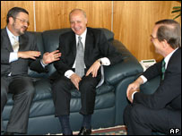 Antonio Palocci, Roberto Lavagna e Luiz Fernando Furlan