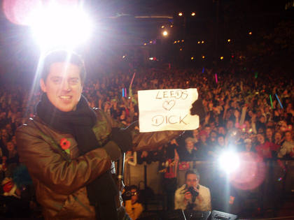 Dick and Dom turned on the Leeds Christmas lights