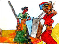 रेखांकन - लाल रत्नाकर