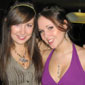 Gemma Smyth (on the left), with her friend Sarah Sansom