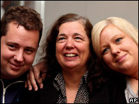 Gillian Gibbons com filhos