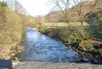 Afon Ystwyth ger ger Pontrhydygroes