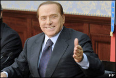 Italian Prime Minister Silvio Berlusconi